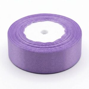 Wstążka satynowa 25mm / 32m – Lawenda