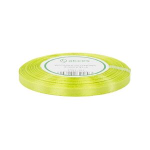 Wstążka satynowa 6mm / 32m – Żółty (121)