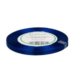 Wstążka satynowa 6mm / 32m – Granat (13)