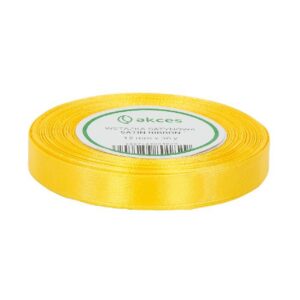 Wstążka satynowa 12mm / 32m – Żółty (121)